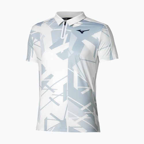 Футболка чоловіча Mizuno Daybreakers Shadow Polo white/gray