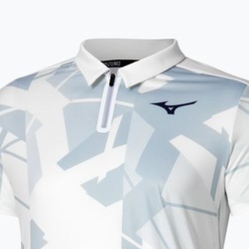 Футболка чоловіча Mizuno Daybreakers Shadow Polo white/gray