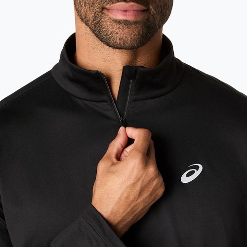 Кофта для бігу чоловіча ASICS Core Half Zip Winter performance black