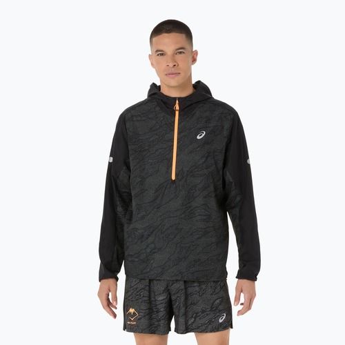 Куртка для бігу чоловіча ASICS Fujitrail Packable Windbreaker performance black