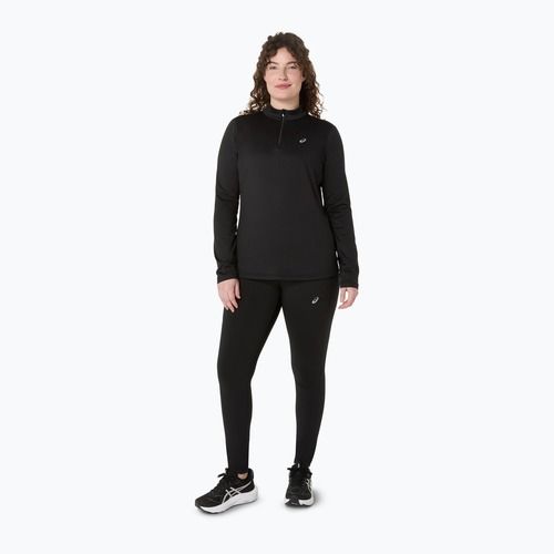 Лонгслів для бігу жіночий ASICS Core LS Half Zip Winter performance black