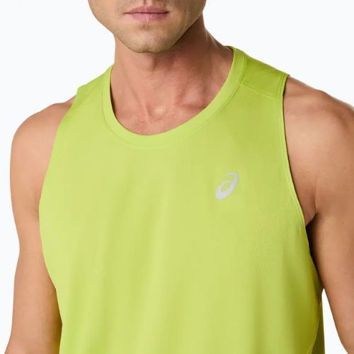 Футболка для бігу чоловіча ASICS Core Singlet neon lime