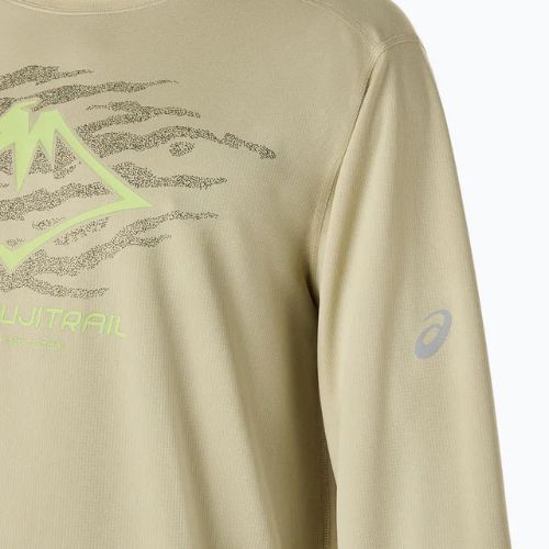 Лонгслів для бігу чоловічий ASICS Fujitrail Logo LS khaki