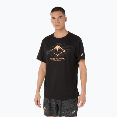 Футболка для бігу чоловіча ASICS Fujitrail Logo SS performance black