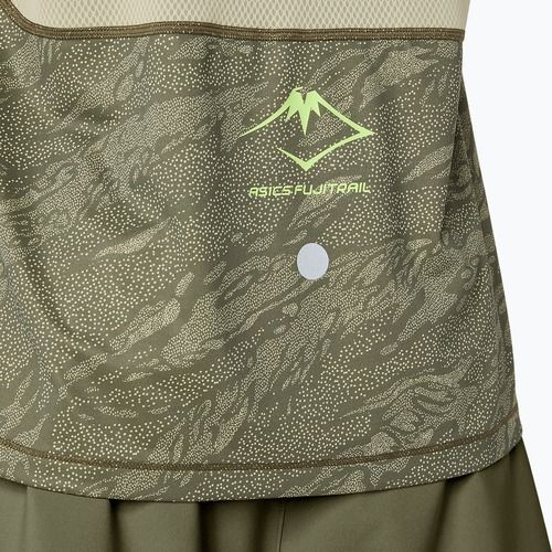 Футболка для бігу чоловіча ASICS Fujitrail Singlet mantle green/khaki