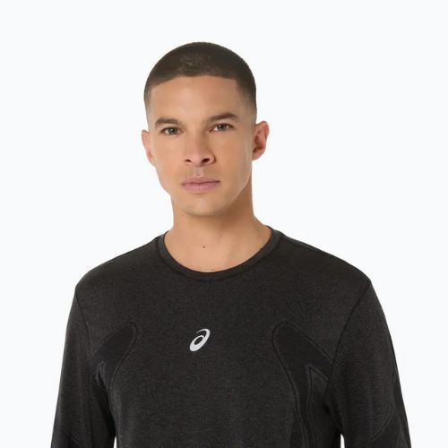 Лонгслів для бігу чоловічий ASICS Road Seamless LS performance black