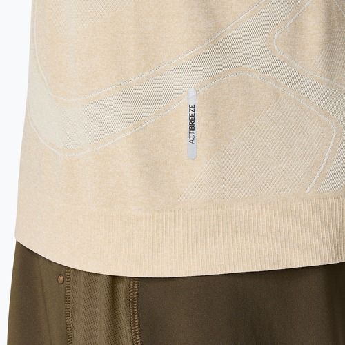 Лонгслів для бігу чоловічий ASICS Road Seamless LS cream