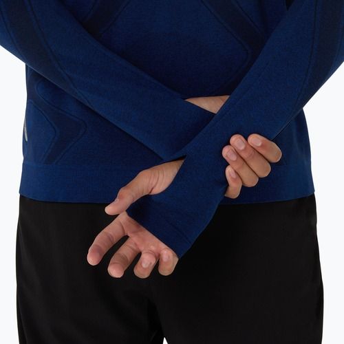 Лонгслів для бігу чоловічий ASICS Road Seamless LS midnight