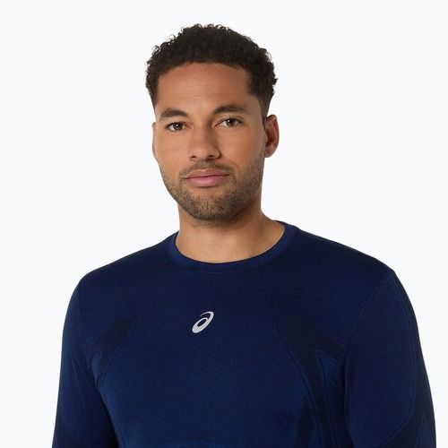 Лонгслів для бігу чоловічий ASICS Road Seamless LS midnight