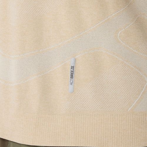 Футболка для бігу чоловіча ASICS Road Seamless cream