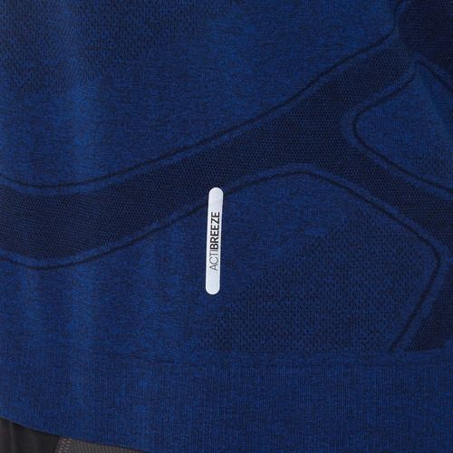 Футболка для бігу чоловіча ASICS Road Seamless illusion blue/glow yellow