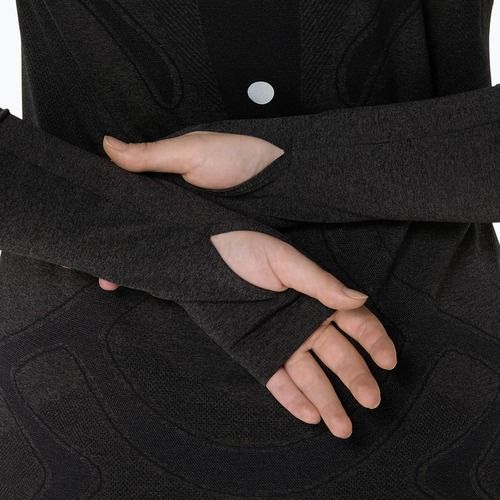 Лонгслів для бігу жіночий ASICS Road Seamless LS performance black