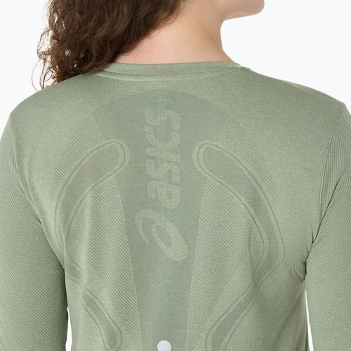 Лонгслів для бігу жіночий ASICS Road Seamless LS monument blue/whisper green