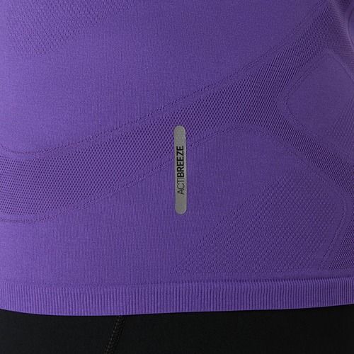 Лонгслів для бігу жіночий ASICS Road Seamless LS edo purple