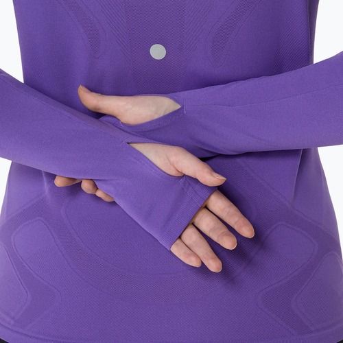 Лонгслів для бігу жіночий ASICS Road Seamless LS edo purple