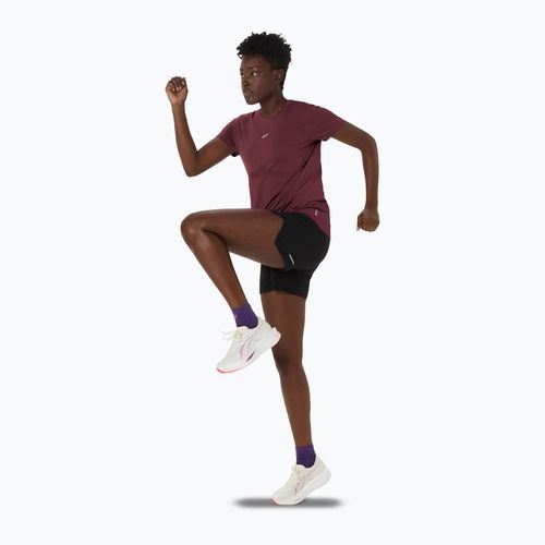 Футболка для бігу жіноча ASICS Seamless dark currant/port royal