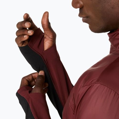 Куртка для бігу чоловіча ASICS Road Winter dark red planet