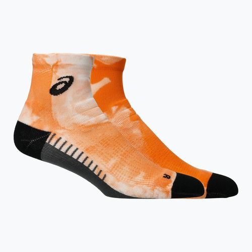 Шкарпетки ASICS Performance Run Quarter brilliant white/orange glow