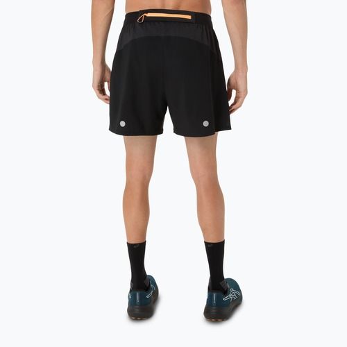 Шорти для бігу чоловічі ASICS Fujitrail All Over Print 5IN performance black