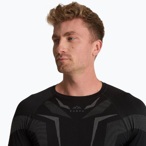 Комплект чоловічої термоактивної білизни KADVA ALPINESTEP COOLMAX THERMAL PRO DRY безшовний чорний