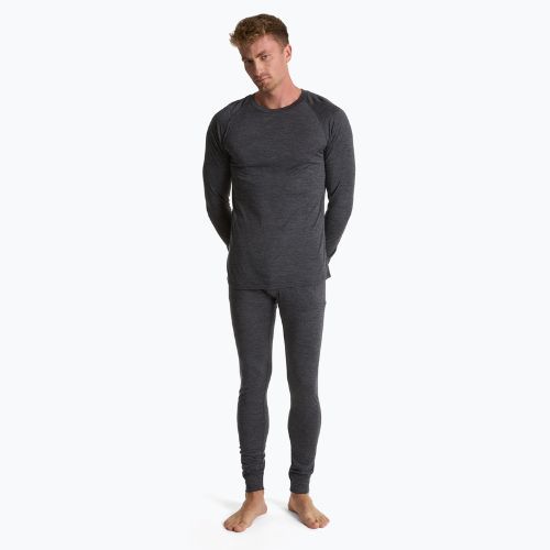 Кофта термоактивна чоловіча 100% WOOLCANO MERINO TOP0538 сірий