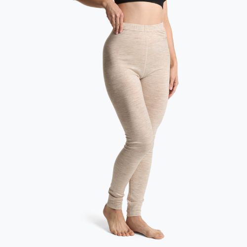 Комплект білизни термічної жіночий WOOLCANO Merino 100% SET0543 бежевий