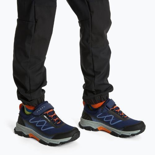 Дитячі трекінгові черевики KADVA Rocky Trail Low WaterProof Softshell темно-сині