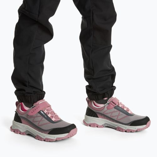 Дитячі трекінгові черевики KADVA Rocky Trail Low WaterProof Softshell сірий