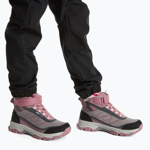 Дитячі трекінгові черевики KADVA Rocky Trail Mid WaterProof Softshell сірий