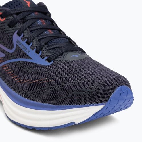 Кросівки для бігу жіночі Mizuno Wave Rider 29 odyssey gray/iris bloom/calypsocoral