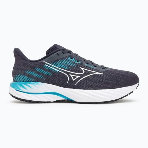 Кросівки для бігу чоловічі Mizuno Wave Inspire 21 odyssey gray/white/capri breez