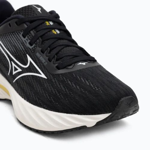 Кросівки для бігу жіночі Mizuno Wave Inspire 21 black/white/vibrant yellow