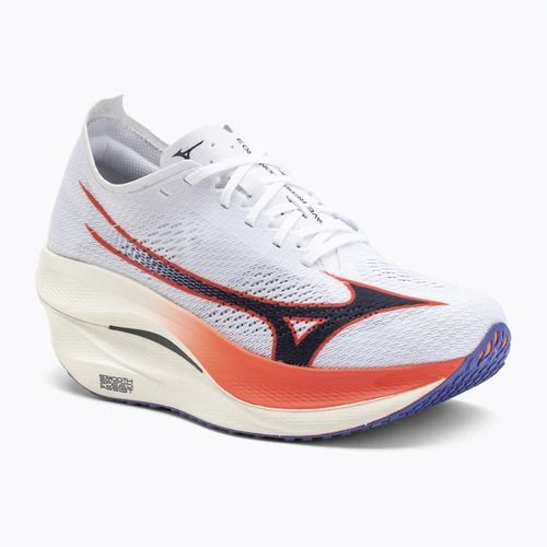 Кросівки для бігу Mizuno Wave Rebellion Pro 3 white/baritone blue/fiery cora