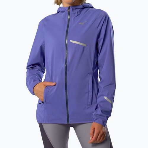 Куртка для бігу жіноча Mizuno Waterproof 20K ER iris bloom