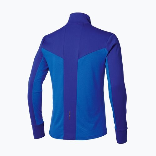 Лонгслів для бігу чоловічий Mizuno Active Warm Half Zip sodalite blue