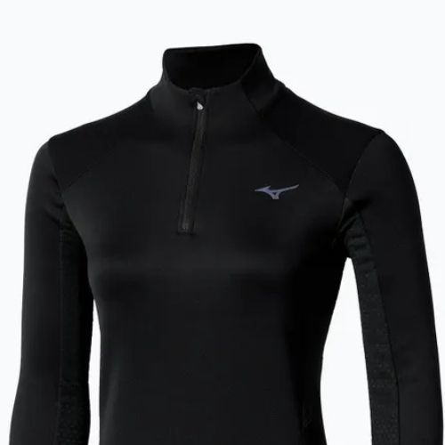 Кофта для бігу жіноча Mizuno Active Warm Half Zip black