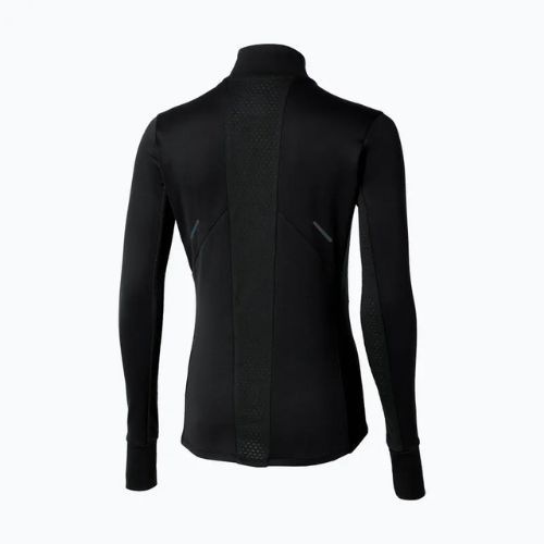 Кофта для бігу жіноча Mizuno Active Warm Half Zip black