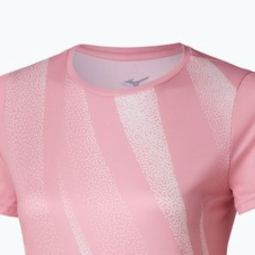 Футболка для бігу жіноча Mizuno Core Graphic Tee bleached mauve