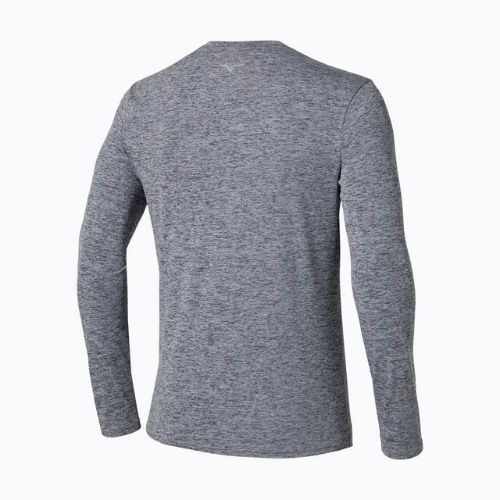 Лонгслів для бігу чоловічий Mizuno Core Impulse Half Zip Tee quicksilver