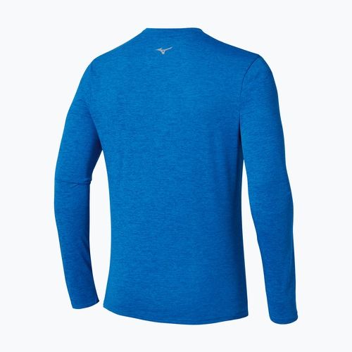Лонгслів для бігу чоловічий Mizuno Core Impulse Half Zip Tee princess blue