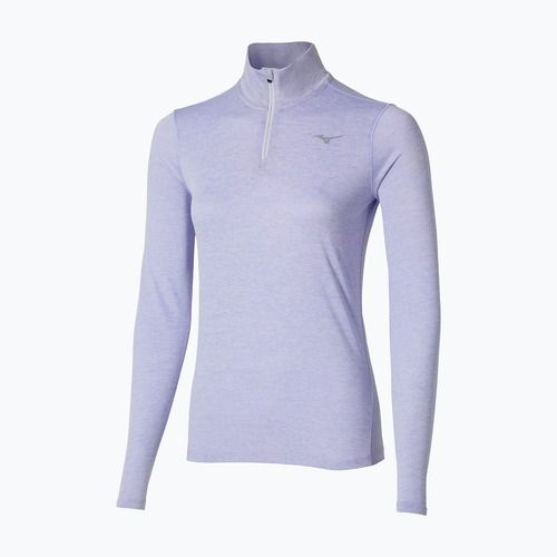 Кофта для бігу жіноча Mizuno Core Impulse Half Zip Tee icelandic blue
