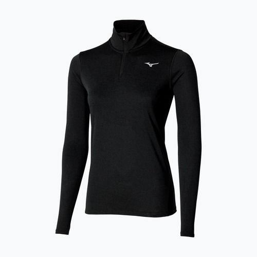 Кофта для бігу жіноча Mizuno Core Impulse Half Zip Tee black