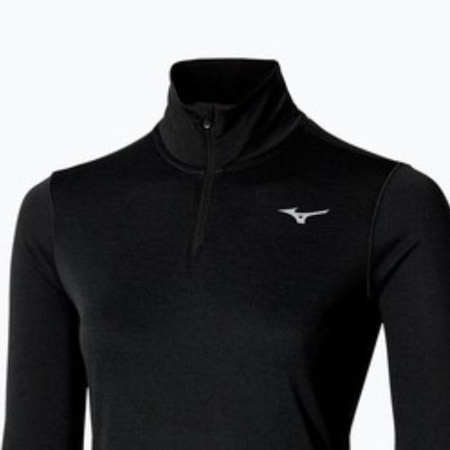 Кофта для бігу жіноча Mizuno Core Impulse Half Zip Tee black