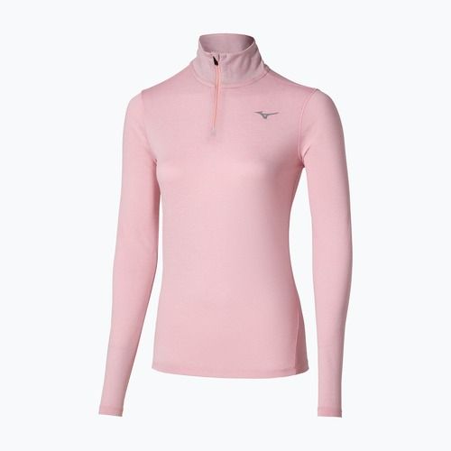 Кофта для бігу жіноча Mizuno Core Impulse Half Zip Tee bleached mauve