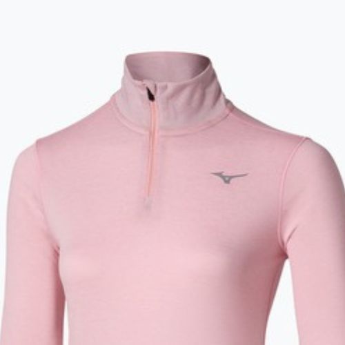 Кофта для бігу жіноча Mizuno Core Impulse Half Zip Tee bleached mauve