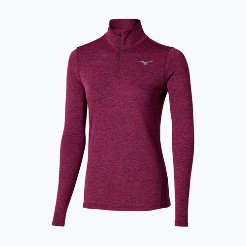 Кофта для бігу жіноча Mizuno Core Impulse Half Zip Tee dark purple