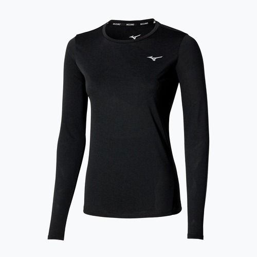 Лонгслів для бігу жіночий Mizuno Core Impulse Tee black