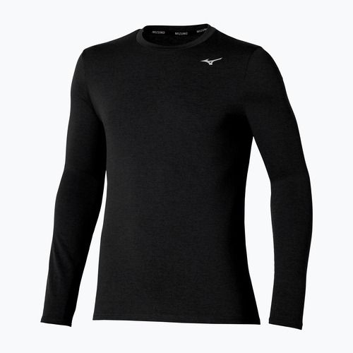 Лонгслів для бігу чоловічий Mizuno Core Impulse Tee black