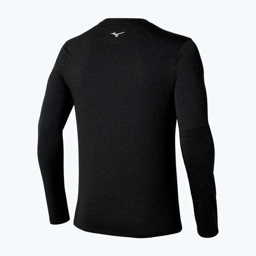 Лонгслів для бігу чоловічий Mizuno Core Impulse Tee black