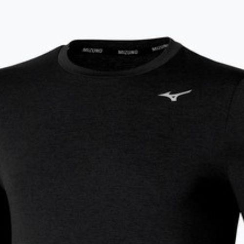 Лонгслів для бігу чоловічий Mizuno Core Impulse Tee black